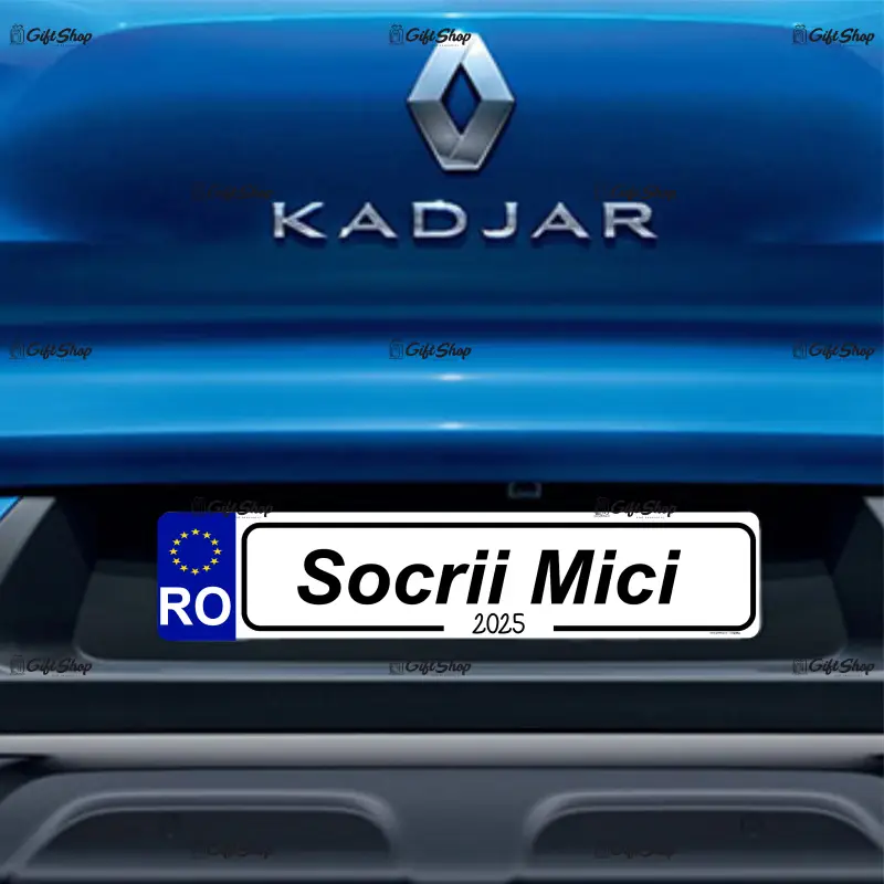 Socrii mici, indicator masina, 500x100 mm, model 2